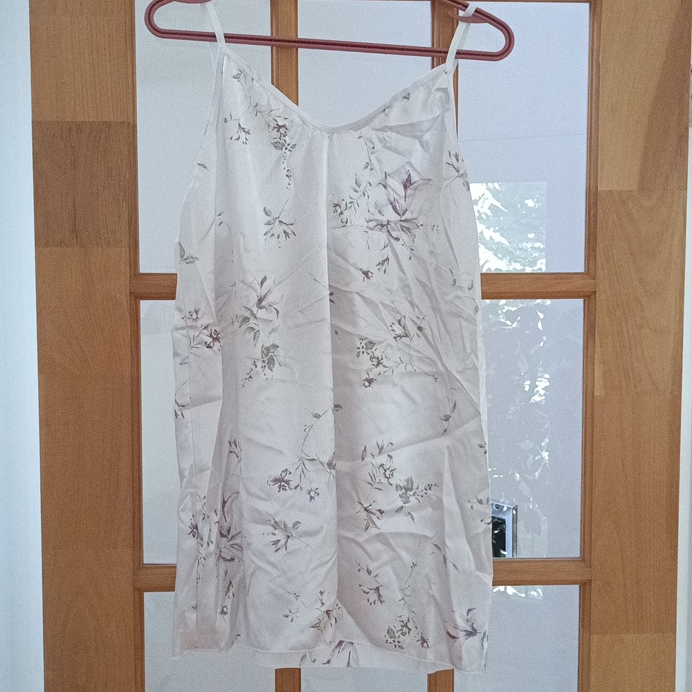 New Silk/Satin like Chemise, adjustable straps